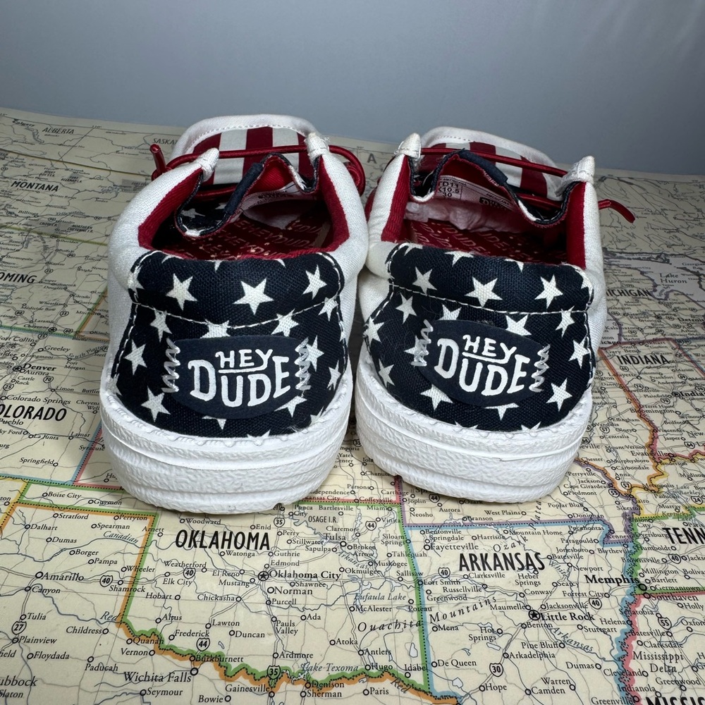 Hey Dude Kids Sneakers - Red White Blue Stars